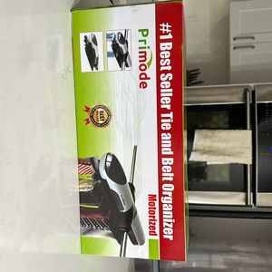 Motorized Belt and Tie Organizer